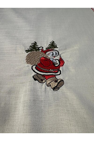 Vinezza Home Collection Vinezza Home Seamless Linen Christmas Pattern, Etamine Processing