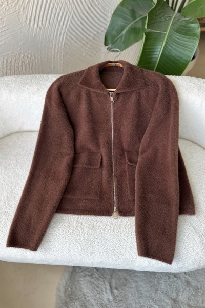 Poliyance Benay Brown Cardigan