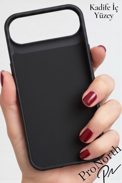 ProNorth iPhone 17 Air Compatible Case with Logo Launch Soft Velvet Inside Silicone Cover