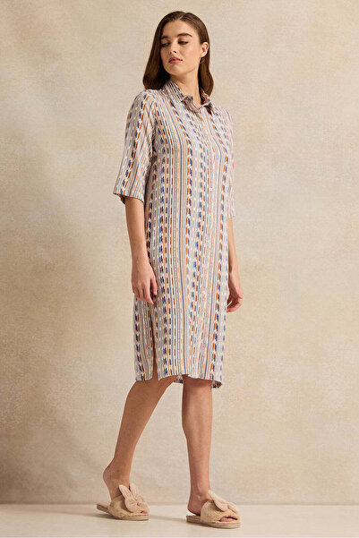 REDTAG Women Assorted Printed Nightshirt Dress