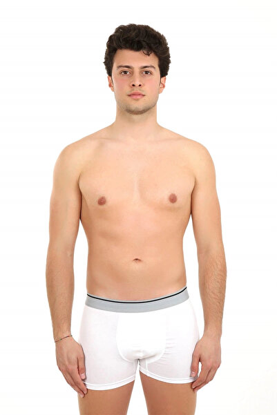 alfa expres Îmbrăcăminte Bărbați Lycra Boxer Alb