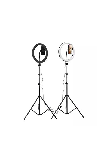 OEM Lampă circulară cu inel LED 26 cm cu trepied de 2,1 m