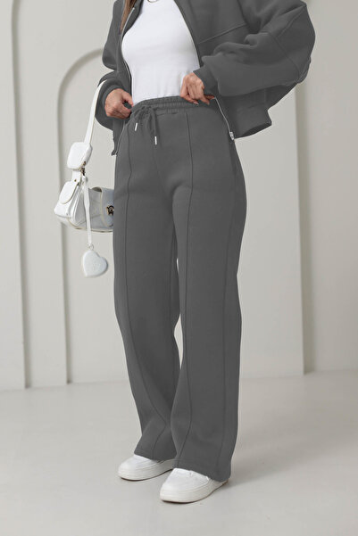 YAKAMEL Women's 3-Ply Bomber Jacket Bottom Top Tracksuit Set