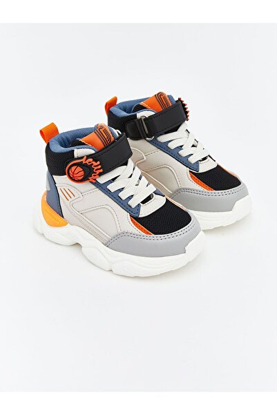 LC Waikiki LCW STEPS Baby Boy Sports Shoes with Laces and Velcro