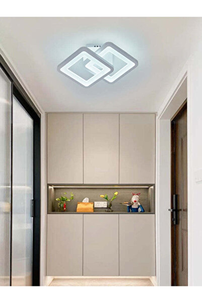 RFAN Candelabru LED, Model K002-2, Cu Telecomandă, 3 Tipuri de Lumină, 52W, Alb