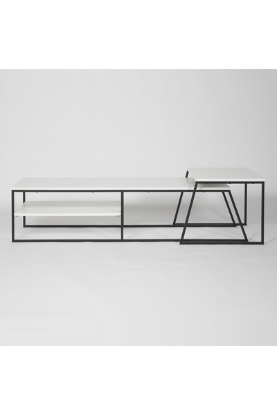 Mourah Home Mourah Pal Tv Stand Up To 60 Inches - White