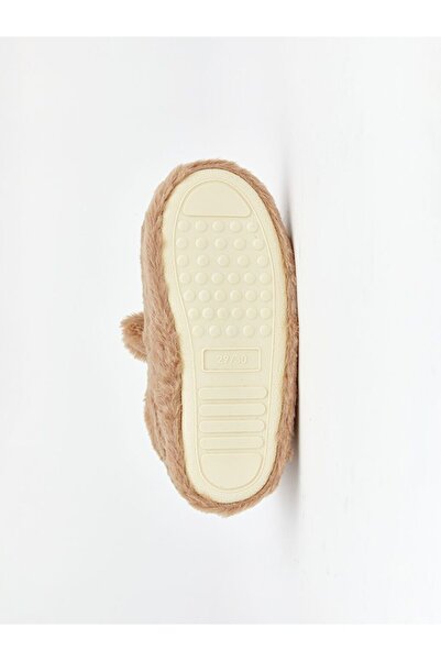 LC Waikiki Lcw Steps Baby Boy Plush Slippers with Animal Figures