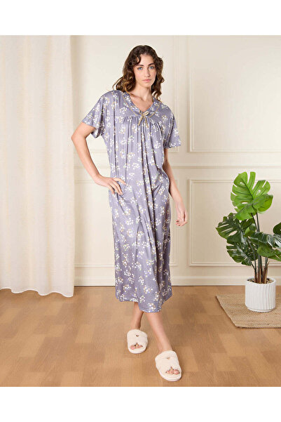 REDTAG قميص نوم نسائي مطبوع باللون الأرجواني