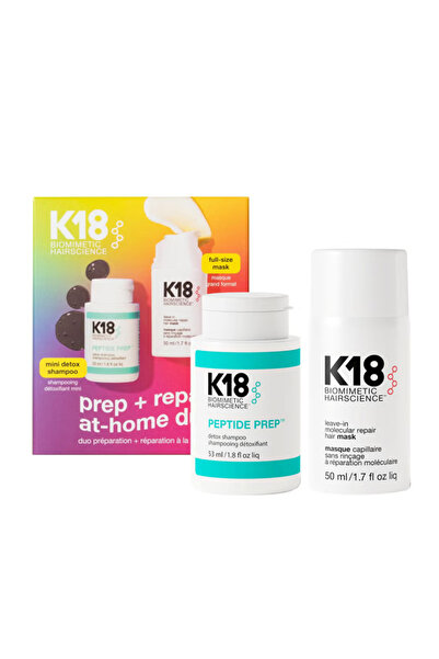 K18 مجموعة بريب ريبير آت هوم ماسك لإصلاح الشعر القوي بدون شطف - K18-00083