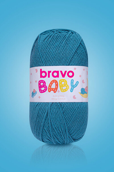 Bravo Baby Petrol Blue 770 Anti Piiling 100 Gr 250 Mt