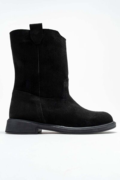 Lizy Shoes Süet Dokulu Kadın Bot