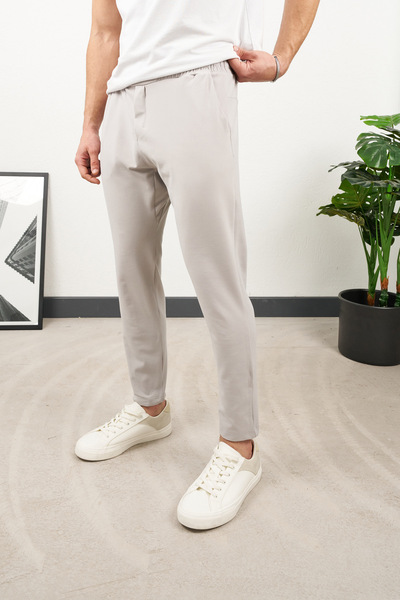 MARRAKECH Straight Slim Leg Fabric Jogger Pnt2631