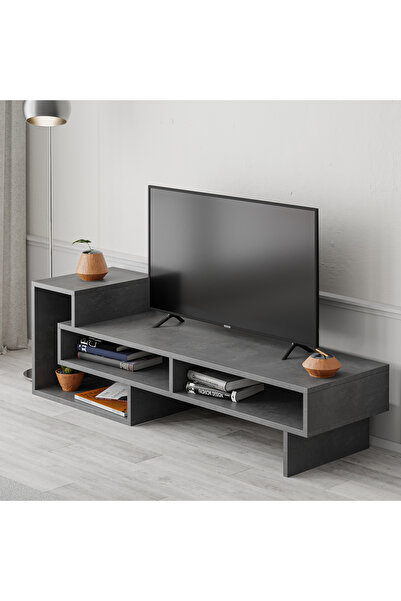 Mourah Home Mourah Tetra Tv Stand Up To 43 Inches - Retro Grey