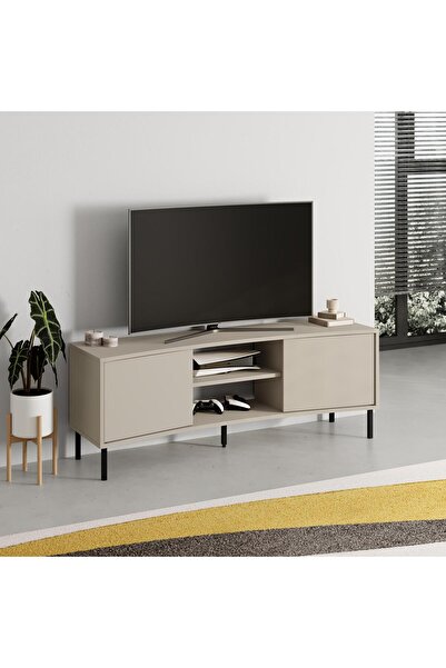 Mourah Home Frem TV Unit Up To Inches - Beige