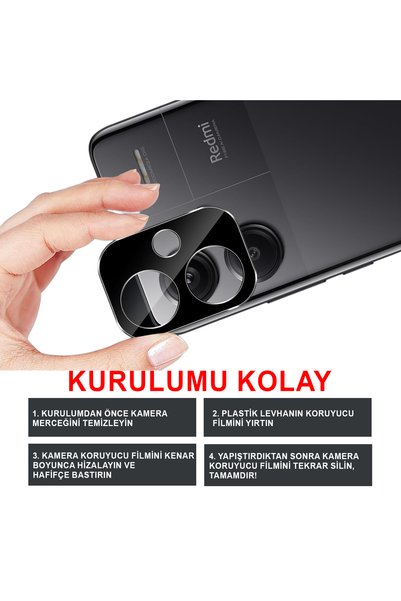 MTL Redmi Note 13 Pro Plus 5g Compatible Camera Lens Protector Durable Camera Protector