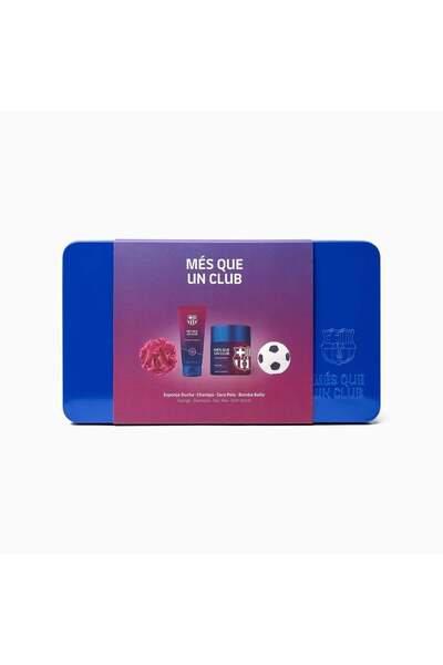 FC BARCELONA Set cadou pentru bărbați, îngrijire corporală și a părului într-...