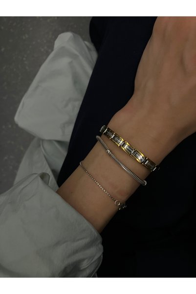 STOLIA Adjustable Flexible Steel Bracelet