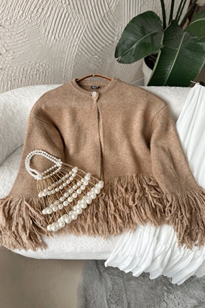 Poliyance Feza Camel Cardigan