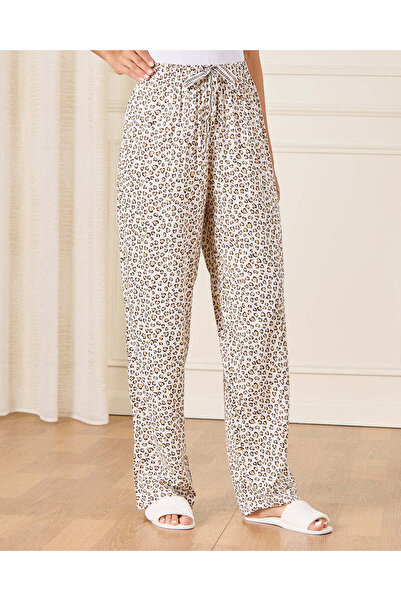 REDTAG Women Pink And Brown Pyjama Bottom Set (Pack Of 2)