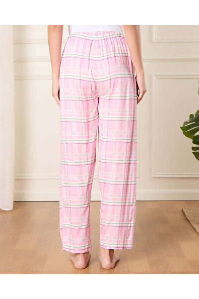 REDTAG Women Pink And Apricot Pyjama Bottom Set (Pack Of 2)