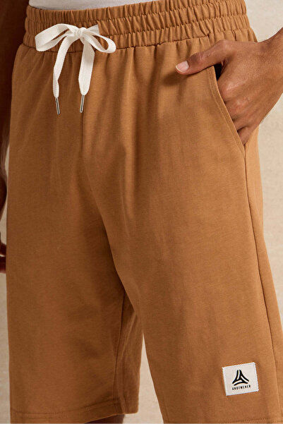 REDTAG Men Beige Active Shorts