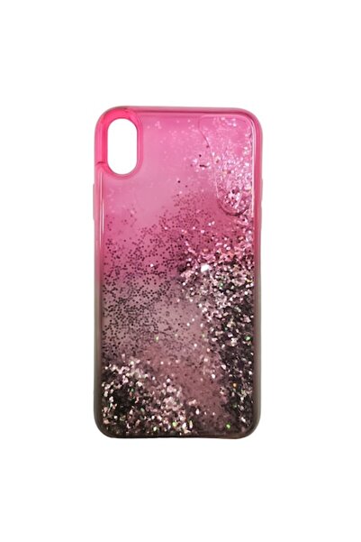 Doty Carcasă iPhone XR cu sclipici ondulat, silicon lichid, margini întărite,...