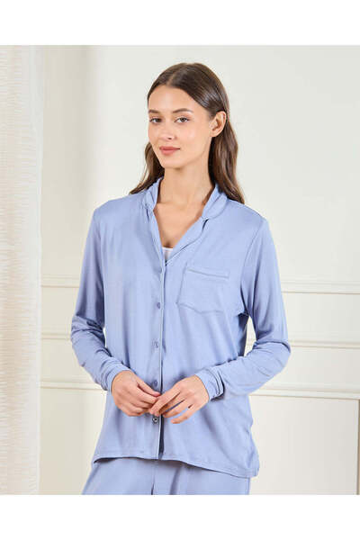 REDTAG Women Blue Pajama Set (2 Piece)