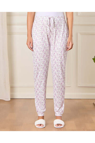 REDTAG Women White Printed Pajama Set (2 Piece)