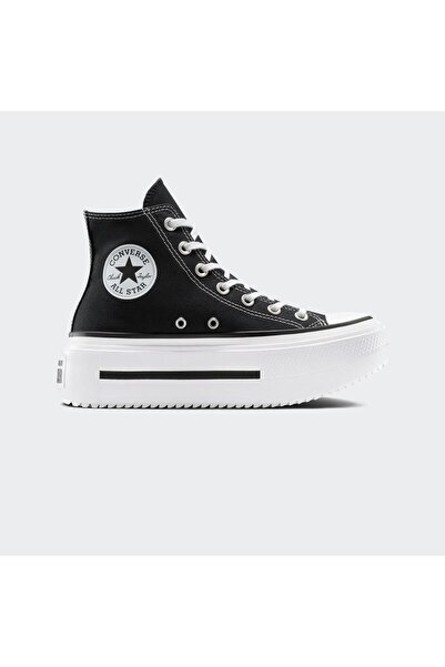 Converse A12975C-K Chuck Taylor All Star Lıft Double Stack Kadın Spor Ayakkabı Siyah