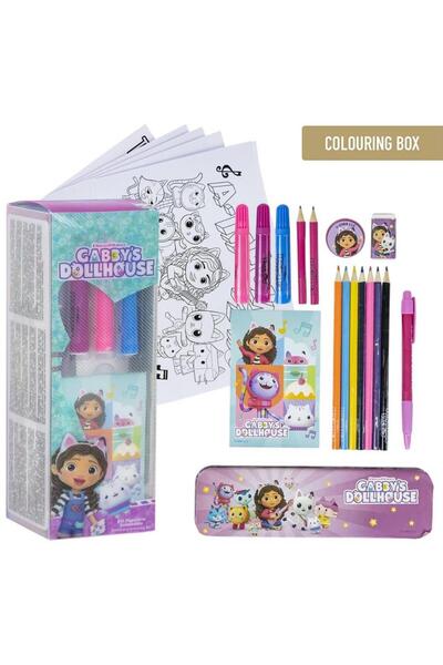 Cerda Set de colorat Gabby's Dollhouse, cu penar si 15 p