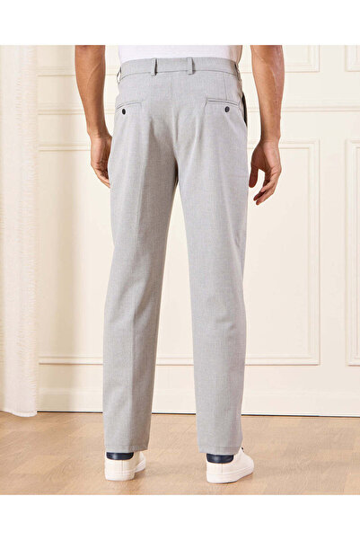 REDTAG Men Grey Formal Trousers