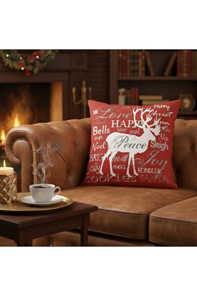 OEM Decorative Christmas pillowcase, with inner zipper, polyester, 6220-24