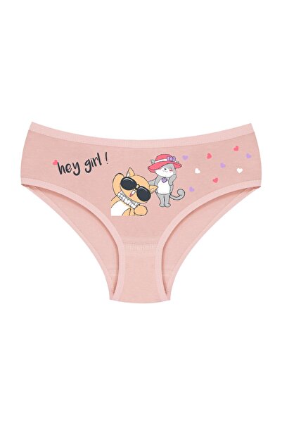 Öts Chiloți pentru fete, pachet de 6, imprimați (96% bumbac - 4% elastan)