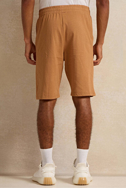 REDTAG Men Beige Active Shorts