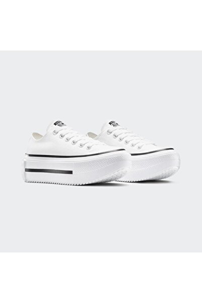 Converse A15491C-K Chuck Taylor All Star Lıft Double Stack Platform Kadın Spor Ayakkabı Beyaz