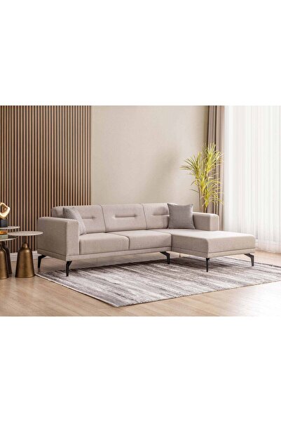 Storish Merlin Sağ Köşe Koltuk Eymen Bej