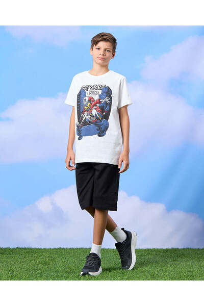 REDTAG Senior Boys Black Active Shorts Set (Pack of 2)