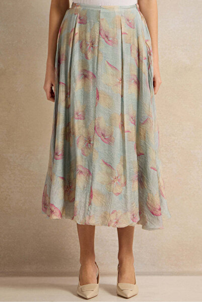 REDTAG Women Multicolour Printed Maxi Skirt