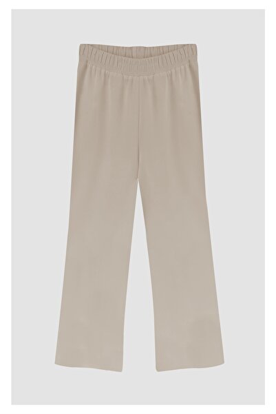 Moodbasic YENİ KADIN GENİŞ PAÇA KREP PANTOLON MB20.56