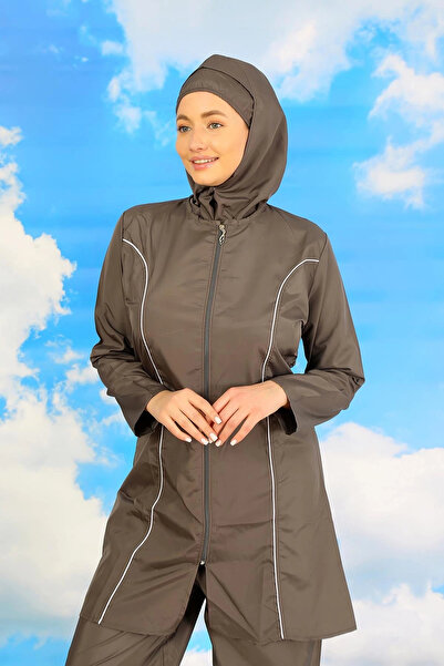 alfa expres Clothing Women's Full Hijab Smoked Swimsuit