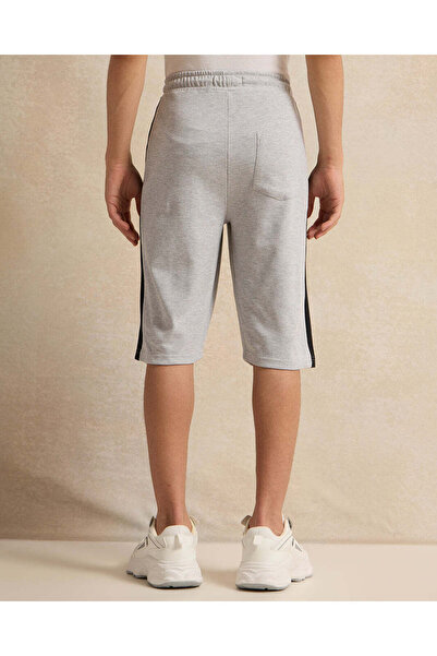 REDTAG Senior Boys Grey Active Shorts