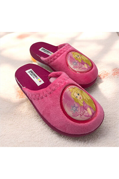 GEZER Princess Patterned Girls' Winter Home Slippers. Towel Girls' Slippers. (1 Bedeb Is the Biggest Preferential Choice)
