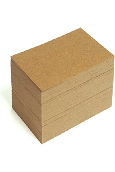 esila KAĞITÇILIK Dış Tic. Ltd. Şti. 50 Adet Kraft Baskısız Boş Kart - Kartvizit - Not Kartı - Hediye Notu -Boş Kraft Kağıt (0,07 KG)