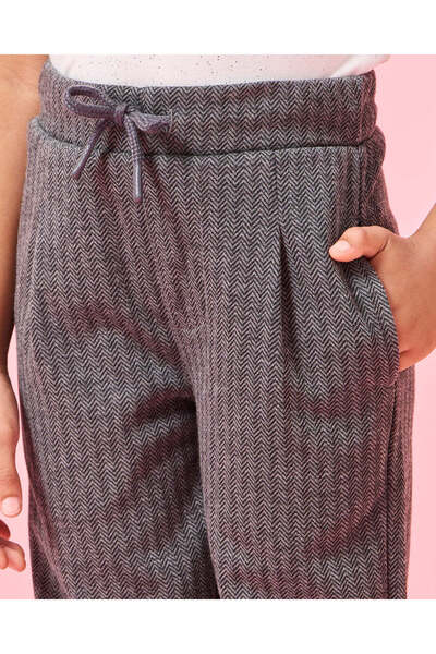 REDTAG Girls Black Solid Weave Trouser