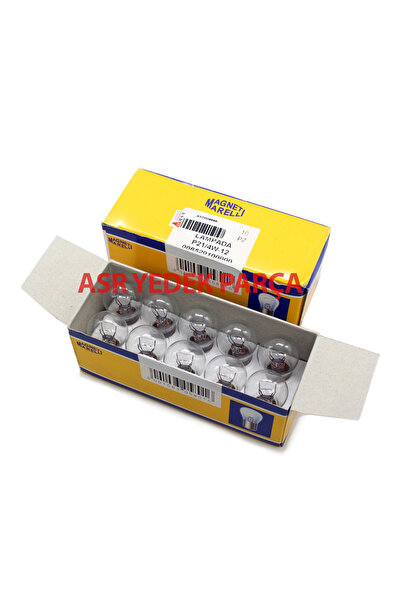 Sonsuz Parça Çift Duy Şaşı Yakın Tırnak Ampul 12V 21/4W 10 Adet Sinyal Ampulü