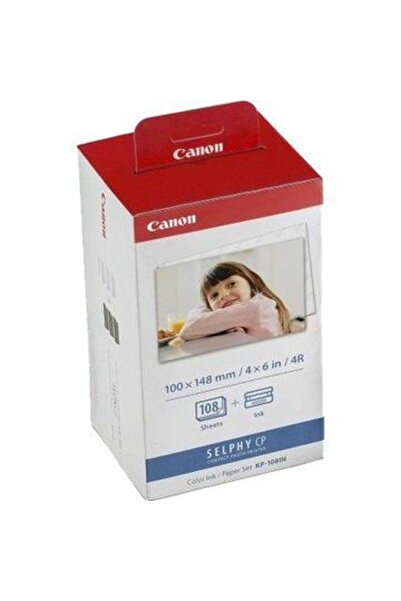 Canon KP-108 IN Ribbon + 108 Photo Sheets 10 x 15 cm