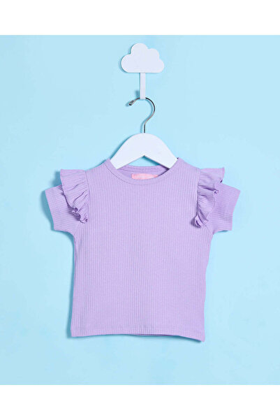 REDTAG Infant Girls Lilac Casual Set (2 Piece)