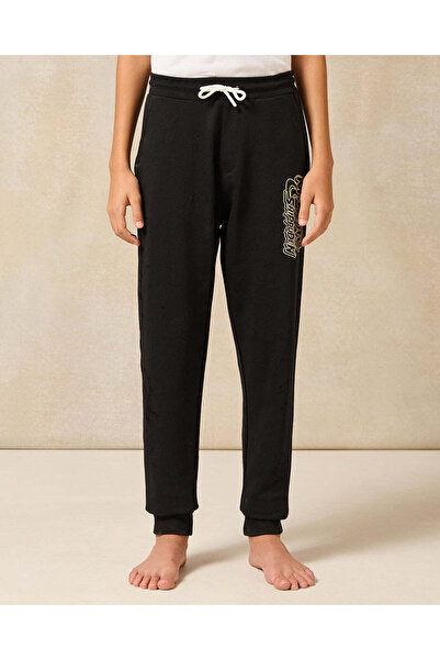 REDTAG Senior Boys Beige And Black Naruto Pyjama Set (2 Piece)