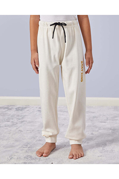 REDTAG Boys Cream Printed Pyjama Set (2 Piece)