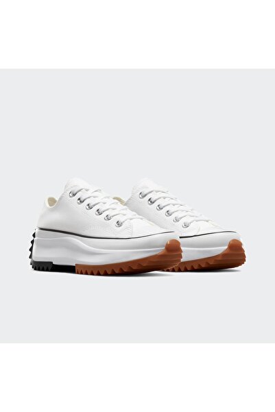 Converse Γυναικεία παπούτσια White Run Star Hike Canvas Platform Sports & Casual 168817C-White